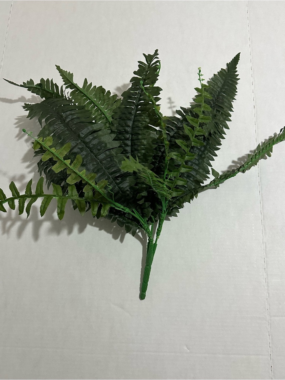 Artificial Fern Spray - Green Faux Foliage Accent